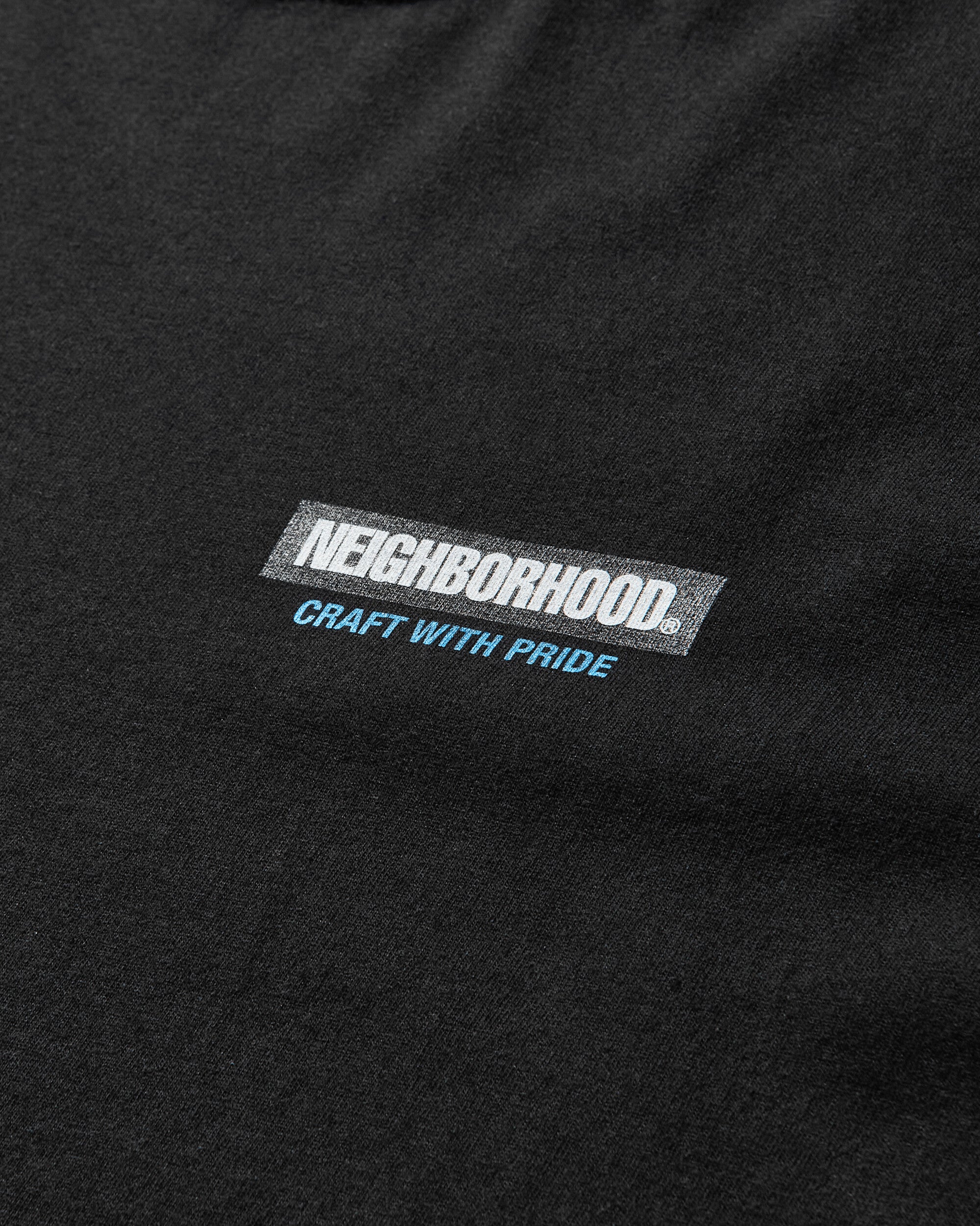 Neighborhood Nh . Tee Ls-16 Black T-Shirts Shortsleeve 242PCNH-LT16 BK