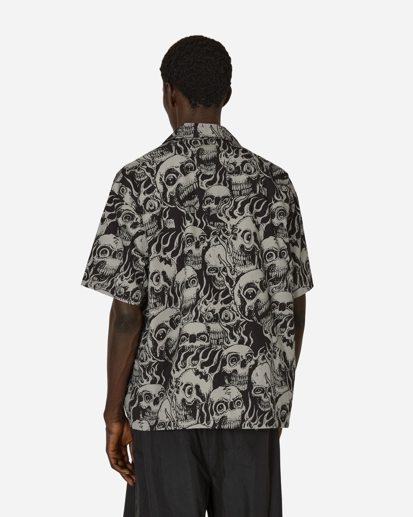 Neighborhood Nh x Babylon . Hawaiian Shirt Ss Gray Shirts Shortsleeve Shirt 241TSBLN-SHM01S GY