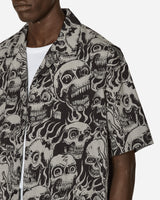 Neighborhood Nh x Babylon . Hawaiian Shirt Ss Gray Shirts Shortsleeve Shirt 241TSBLN-SHM01S GY