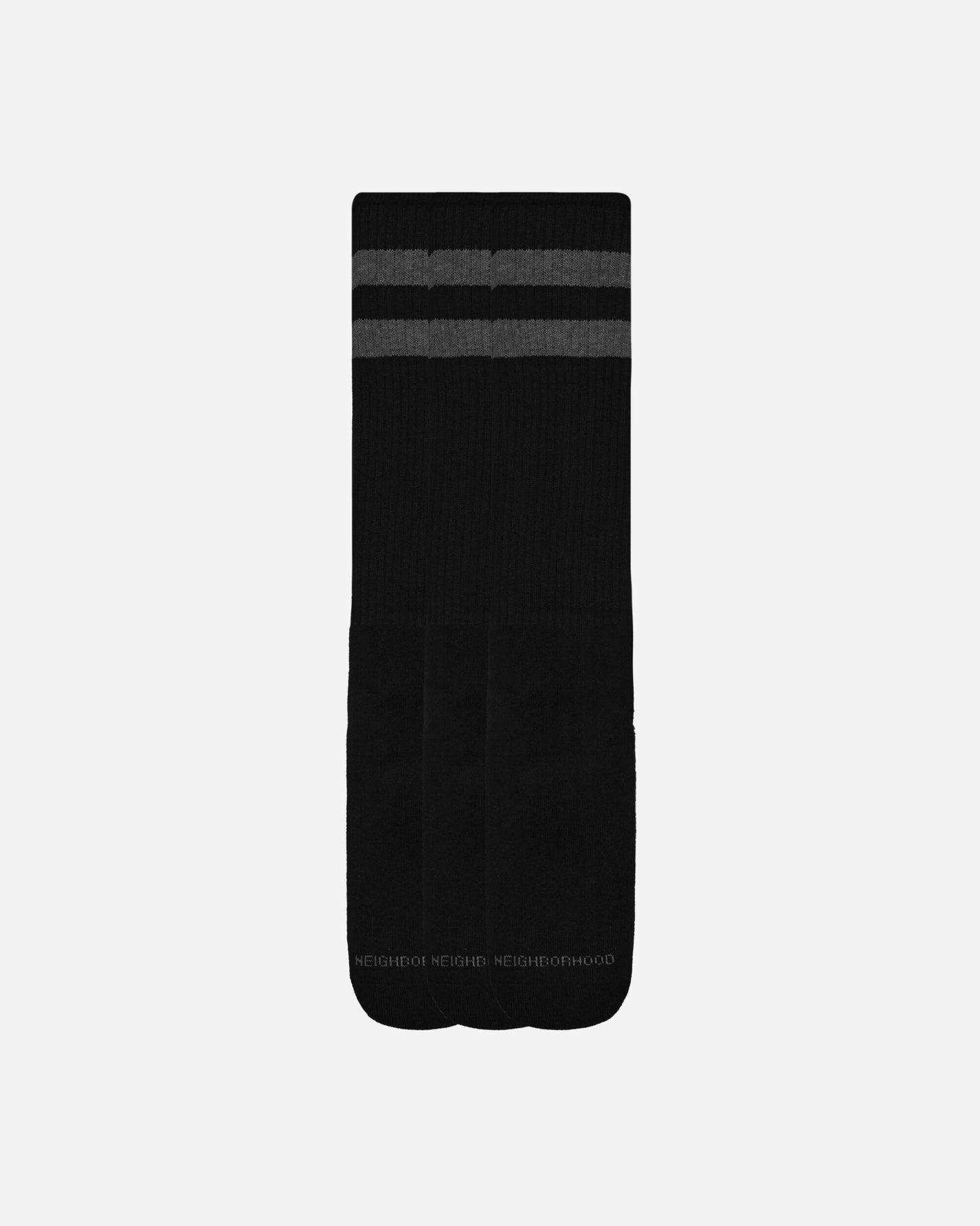 Neighborhood Classic 3Pac Long Socks Black Underwear Socks 232KWNH-UWM01 BK