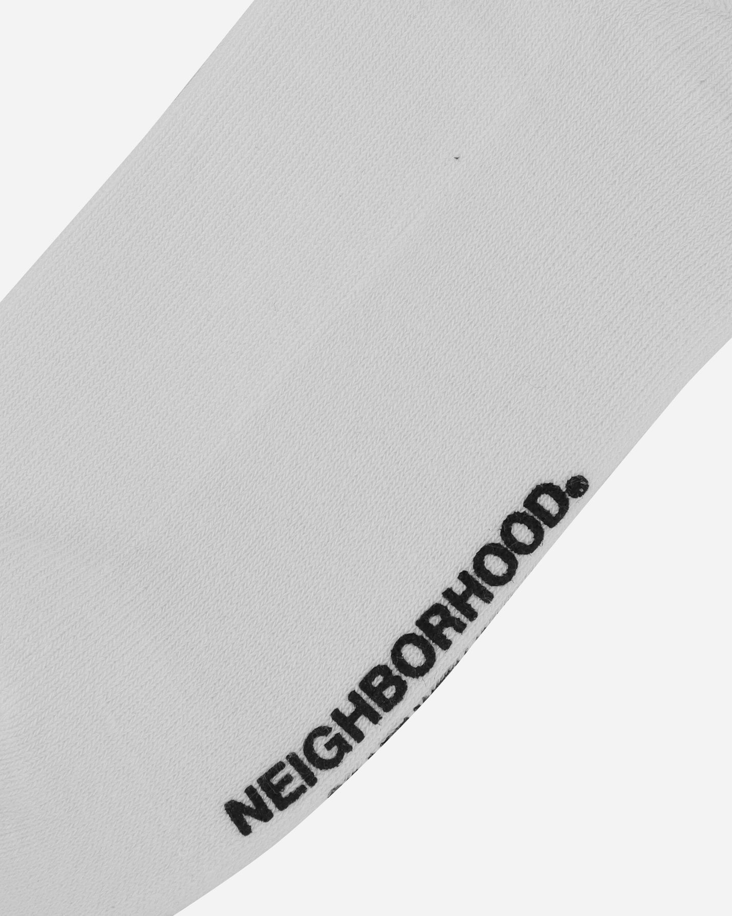 Neighborhood Nbhd Logo Socks White Underwear Socks 242WINH-UWM02 WH