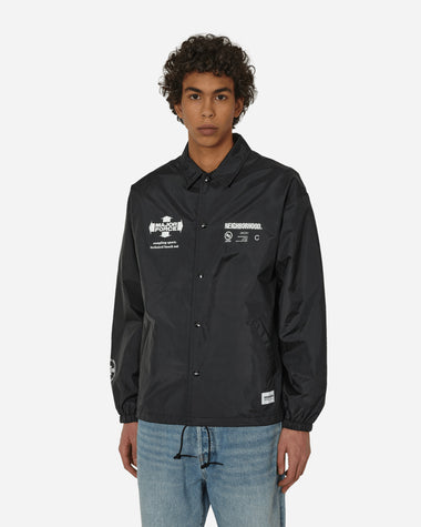 Neighborhood Nh × Majorforce . Windbreaker Jacket Black Coats and Jackets Windbreakers 232TSMFN-JKM01S BK