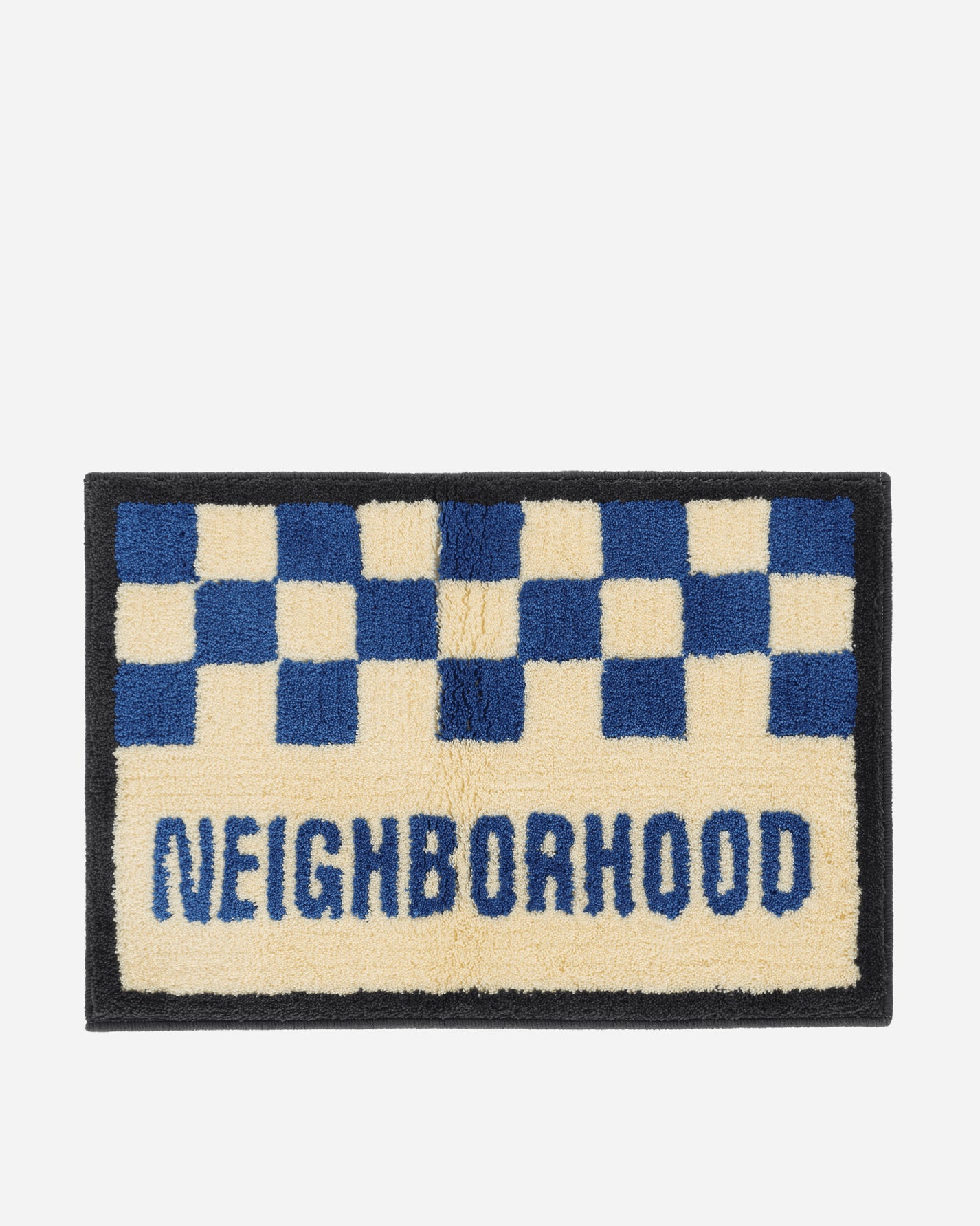 Neighborhood Nh X Gallery 1950 . Checker Rug Mat Blue Textile Rugs 242RFGNN-AC01 BL