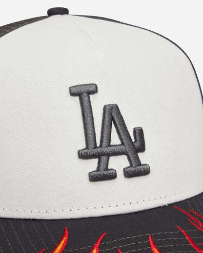 New Era Mlb Flame Trucker Dk Grey Hats Caps 60565477 021