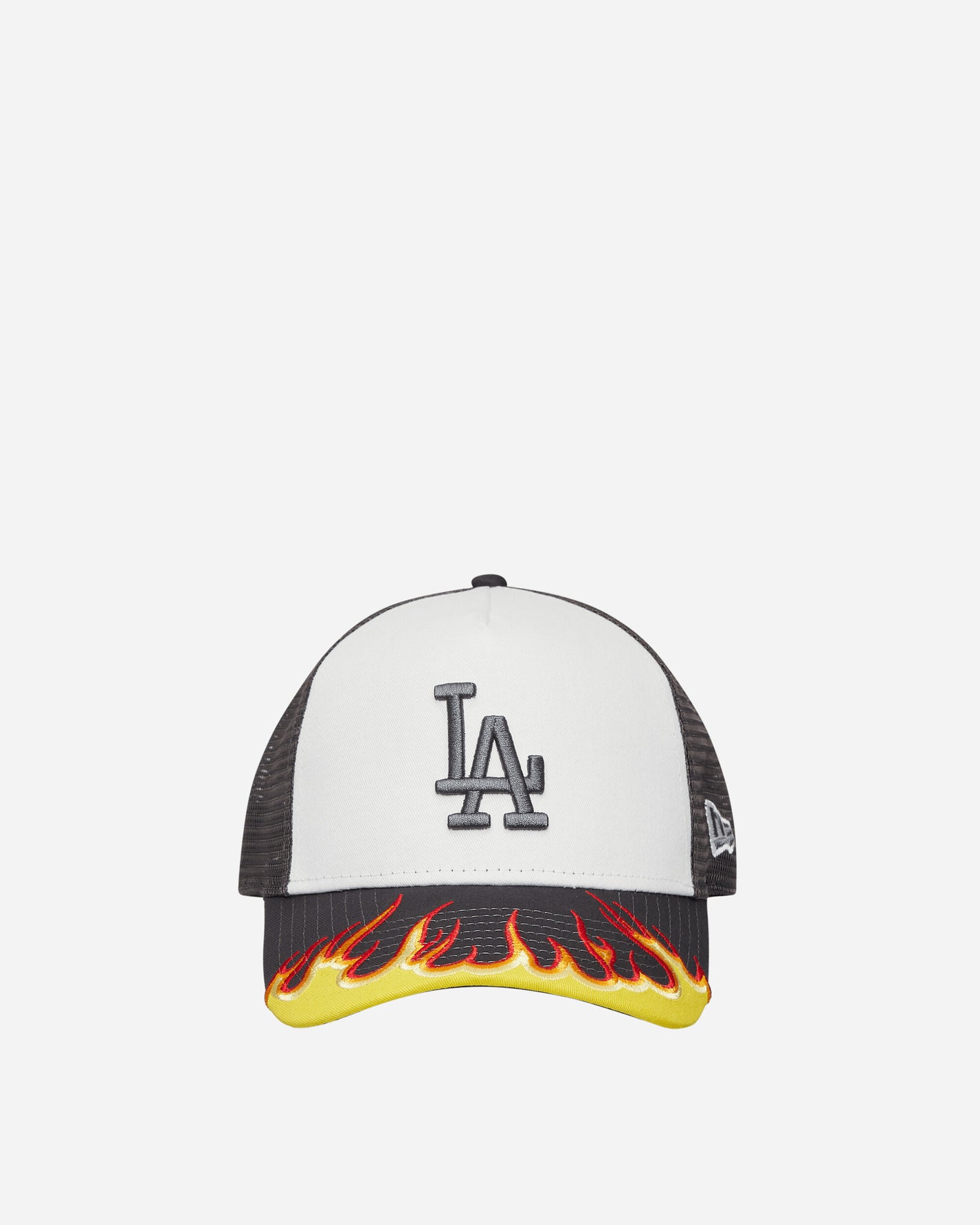 New Era Mlb Flame Trucker Dk Grey Hats Caps 60565477 021