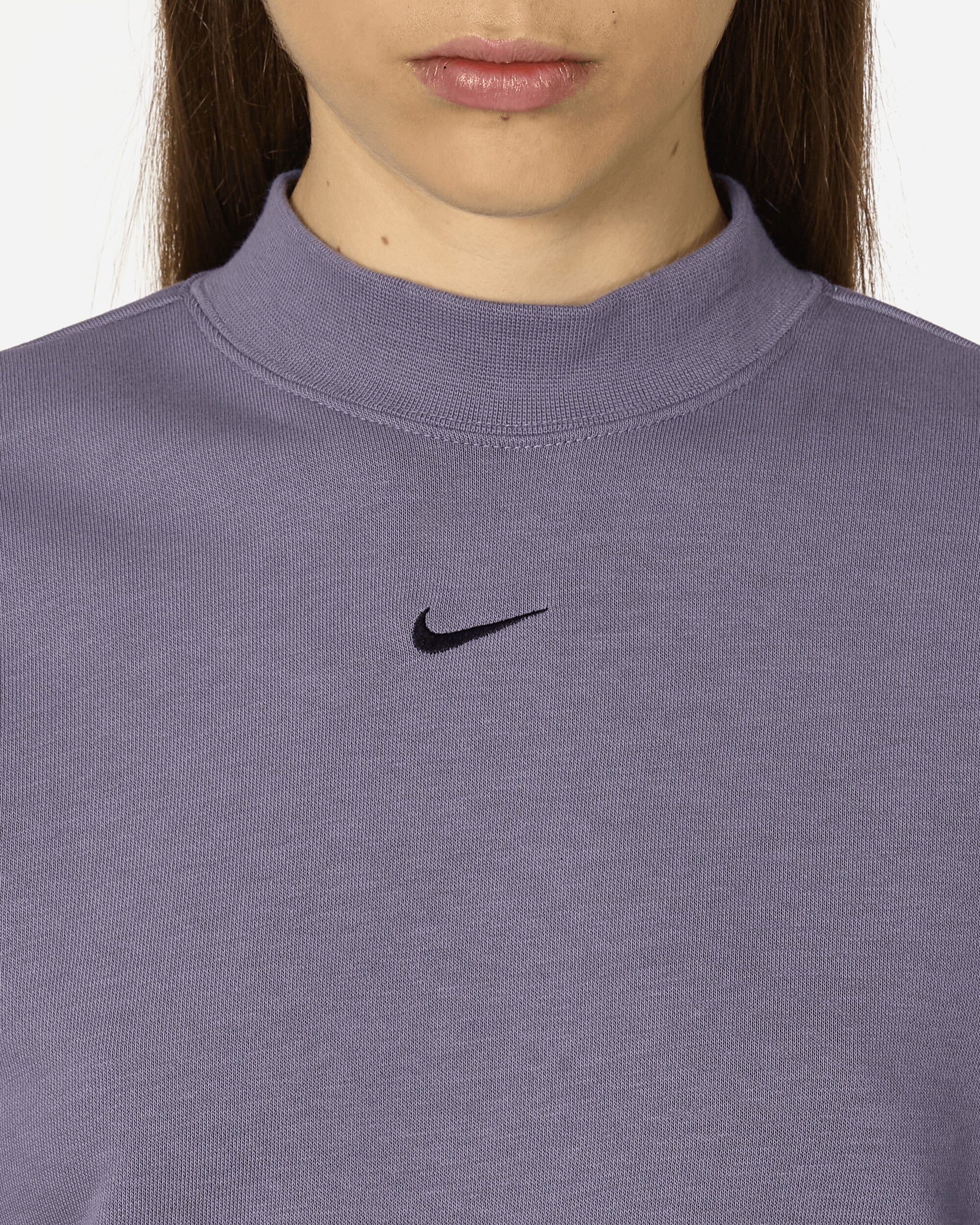 Nike Wmns Nsw Nk Chll Ft Crp Crew Daybreak/Black Sweatshirts Crewneck FN2476-509