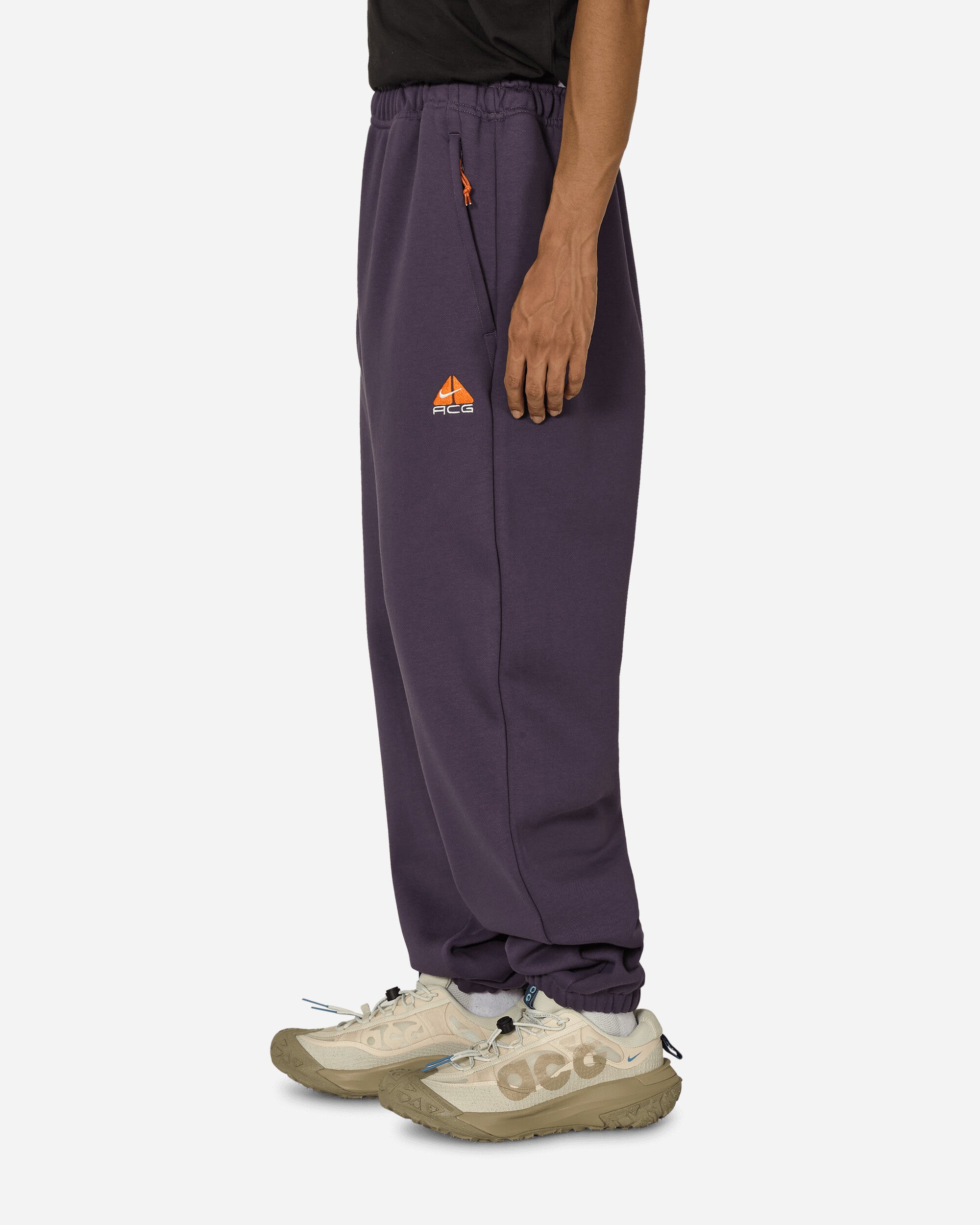 Nike U Acg Tf Rpl Tuf Flc Lungs Pnt Dark Raisin/Safety Orange Pants Sweatpants FV8650-573