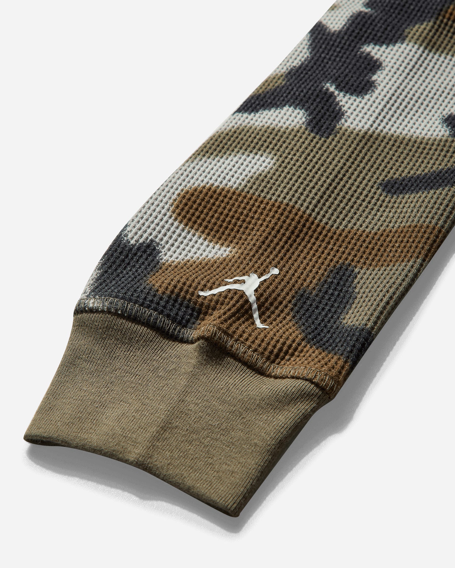 Nike Jordan M J Mvp Camo Ls Top Light Olive/Sail T-Shirts Longsleeve FV7442-380