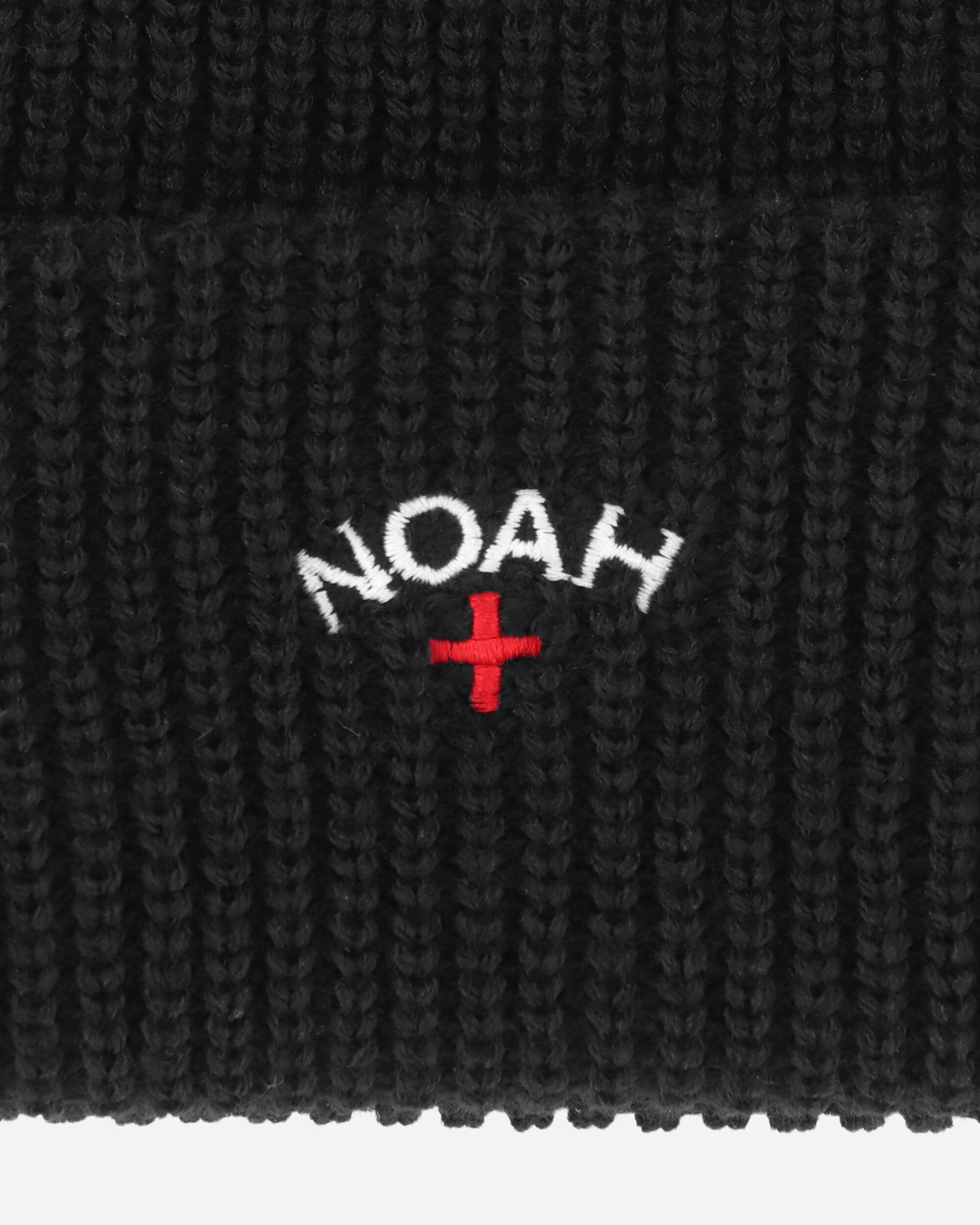 Noah Core Logo Beanie Black Hats Beanies BN063FW24 BLK