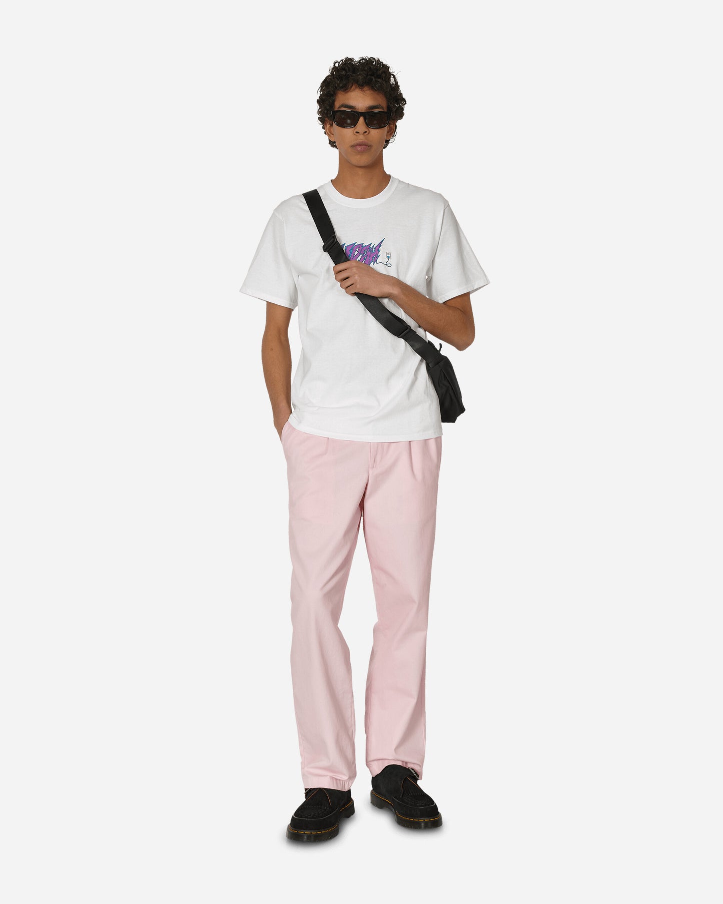 Noah Twill Double-Pleat Pants Pink Pants Trousers P095SS24 PNK