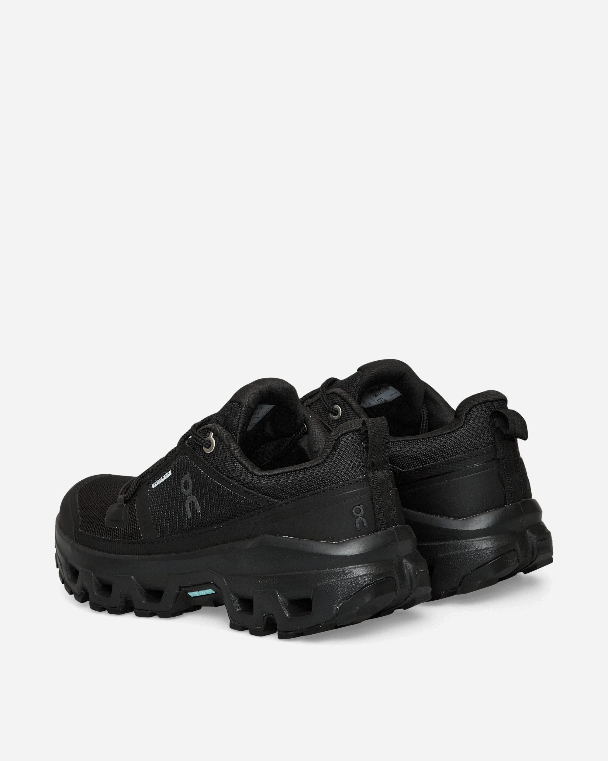 On Wmns Po Cloudrock Low Wp 1 W Black/Black Sneakers Low 3WF10141043 BB