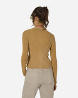 Our Legacy Wmns Mazzy Polo Wet Sand Crunchy Cotton Knitwears Cardigans W2243MW 001