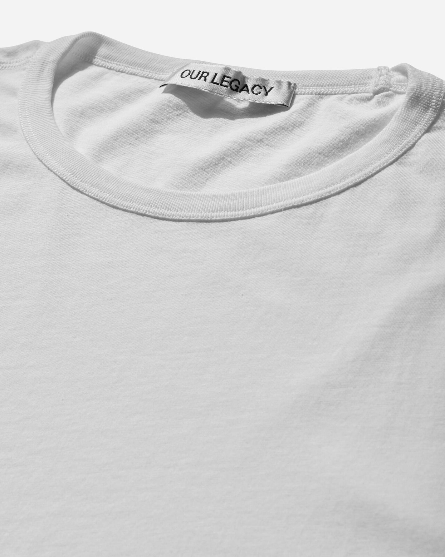 Our Legacy New Box White Clean T-Shirts Shortsleeve M2206NW 001