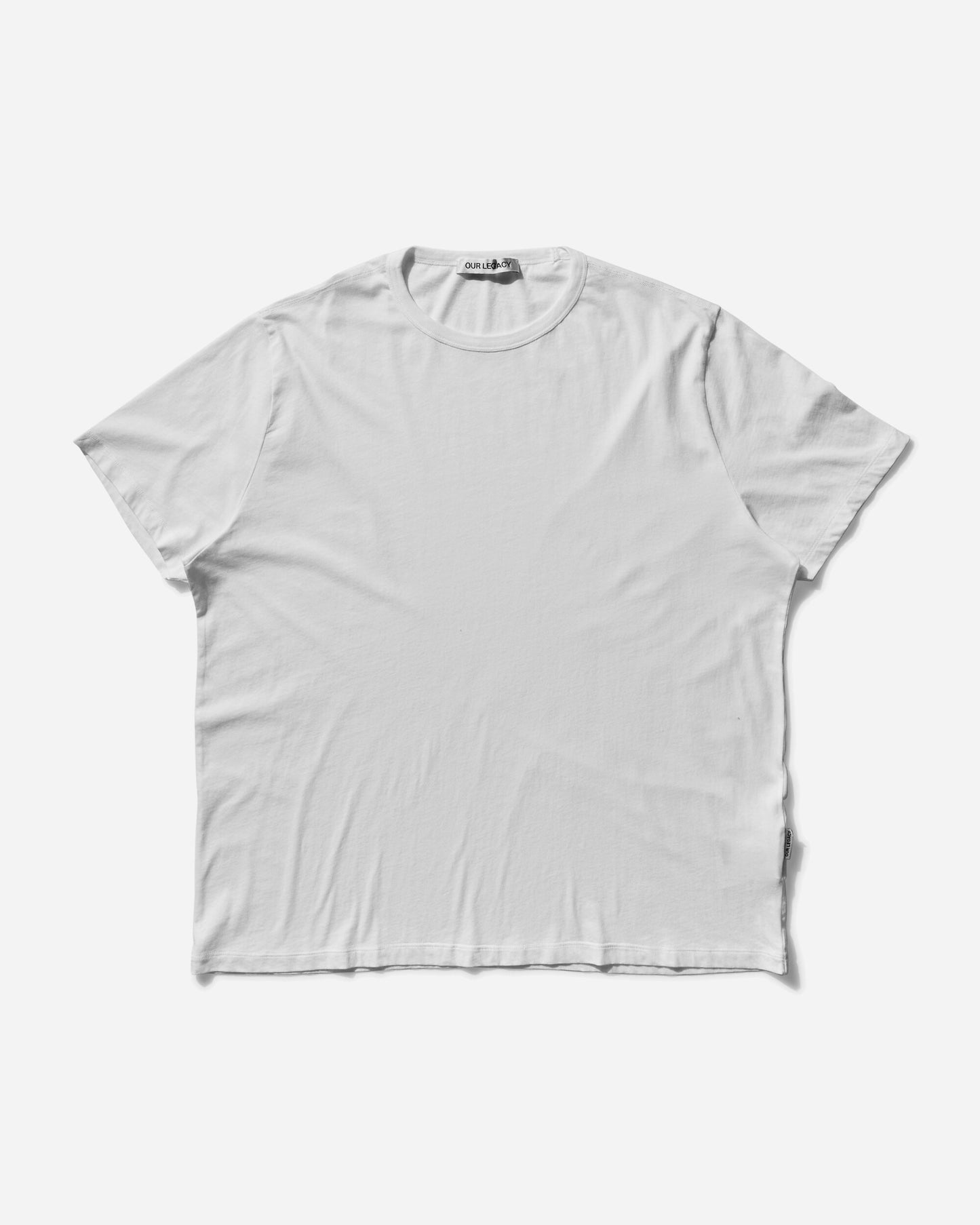 Our Legacy New Box White Clean T-Shirts Shortsleeve M2206NW 001