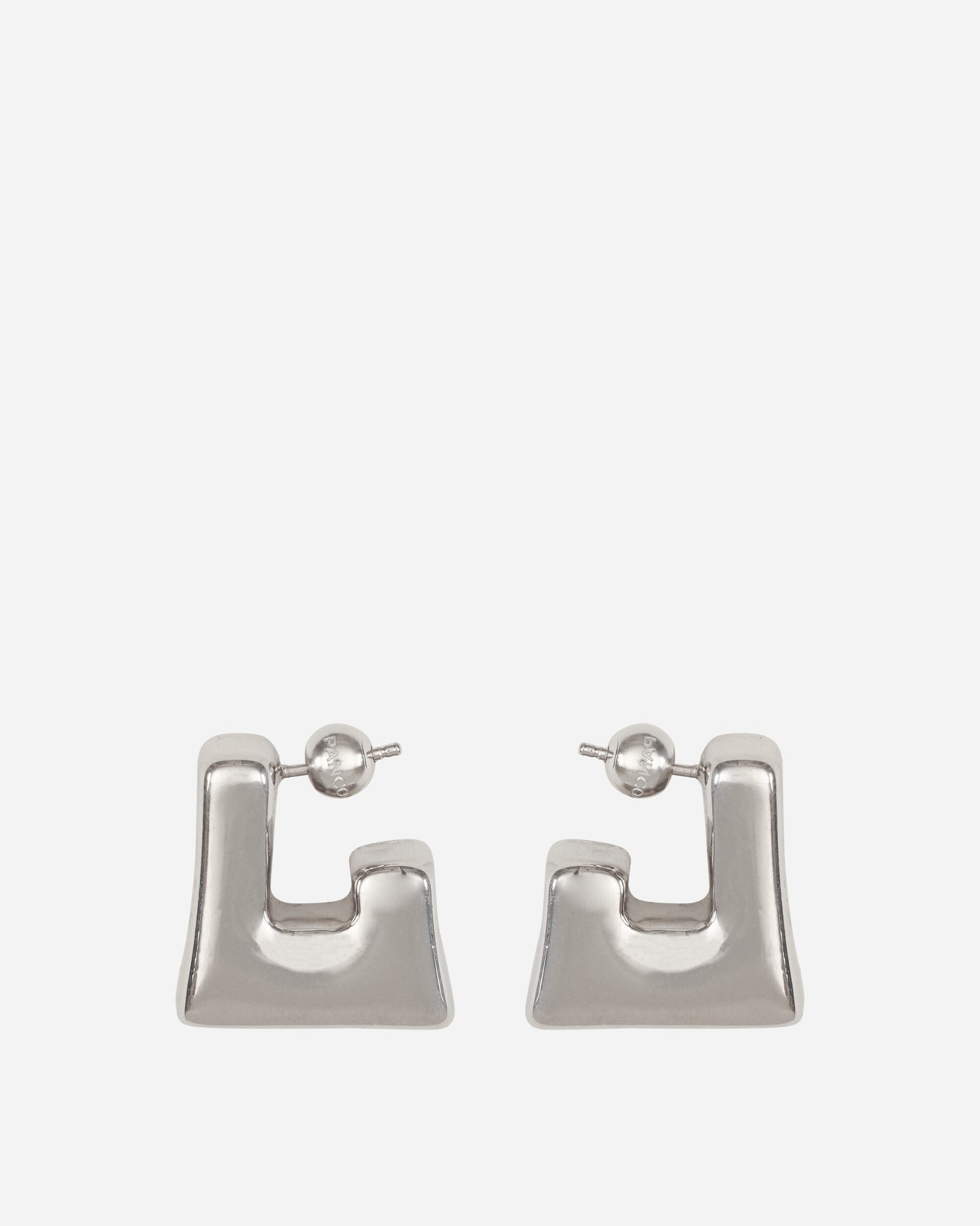 Panconesi Wmns Cubo Earrings Silver Jewellery Earrings EA037 P