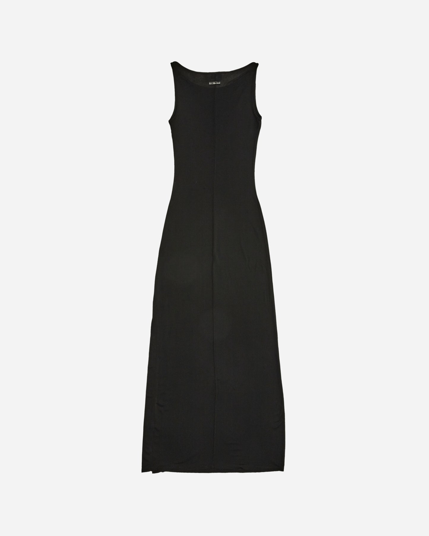 Pezze Vintage Wmns Byblos Black Long Dress With Split On The Front Black Dresses Dress Long 0472419 1