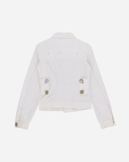 Pezze Vintage Wmns Phard Jacket From The 00S With Big Golden Buttons White Coats and Jackets Jackets 057243 1