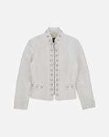 Pezze Vintage Wmns Kara White Leather Jacket White Coats and Jackets Leather Jackets 0572411 1