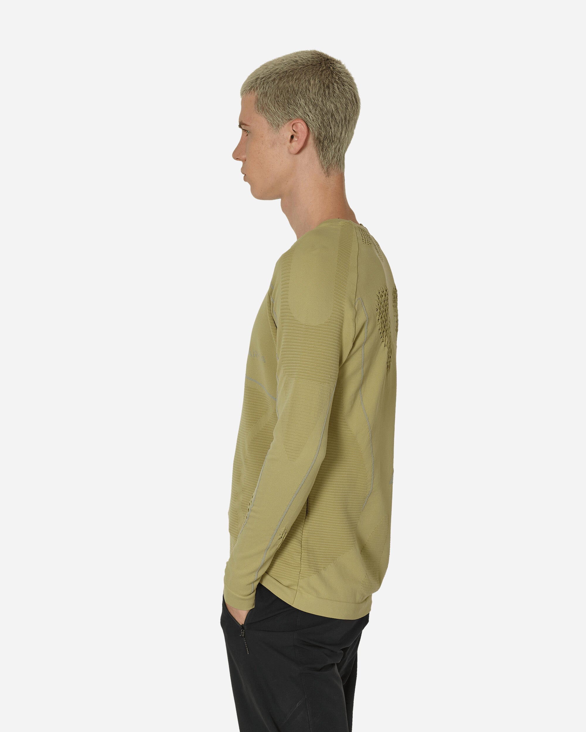 ROA Seamless Longsleeve Sage Green T-Shirts Top RBMW0100FA72 GRN0002