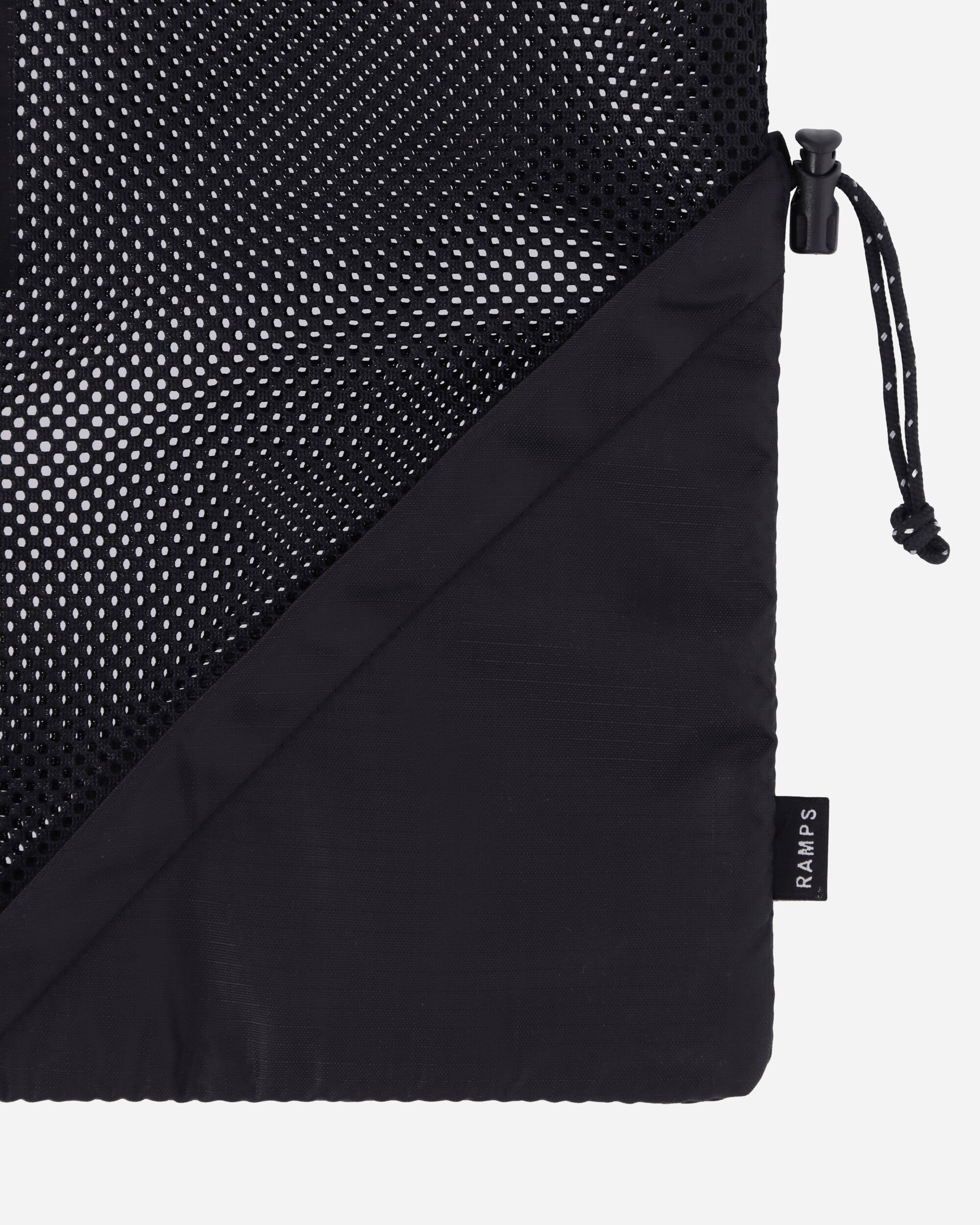 Ramps Packable Mesh Shopper Black Bags and Backpacks Tote Bags RAMPS006 BLACK