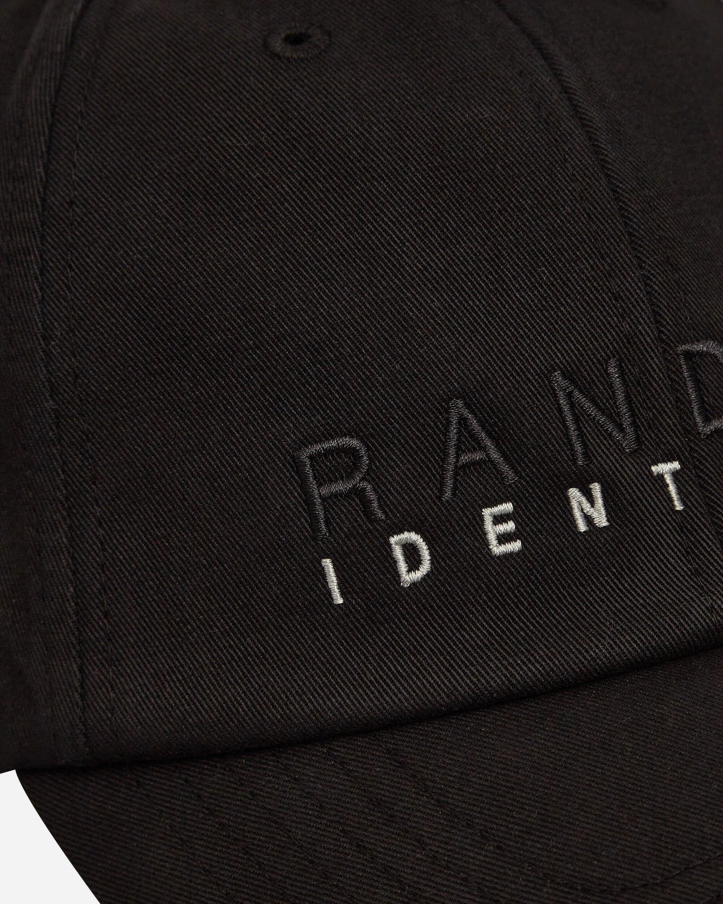 Random Identities Sponsored Baseball Cap Black/Beige Hats Caps RAN03K104  001