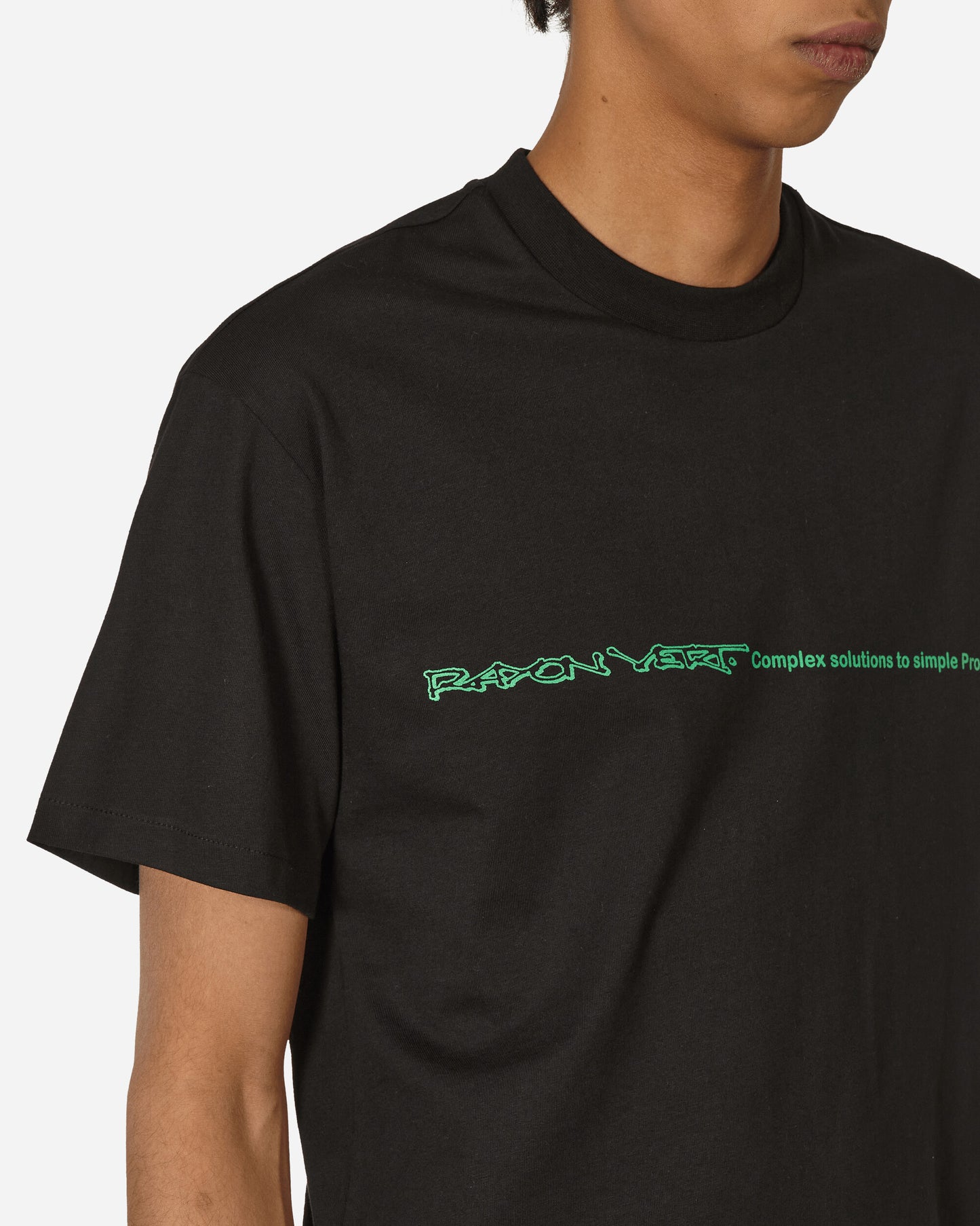 Rayon Vert Menhir T-Shirt Golgotha Black T-Shirts Shortsleeve RVS3-TS01 1