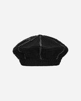 SSU Wmns Ursa Leather Lace Bakerboy Cap Black Hats Caps ULBBY BLACK