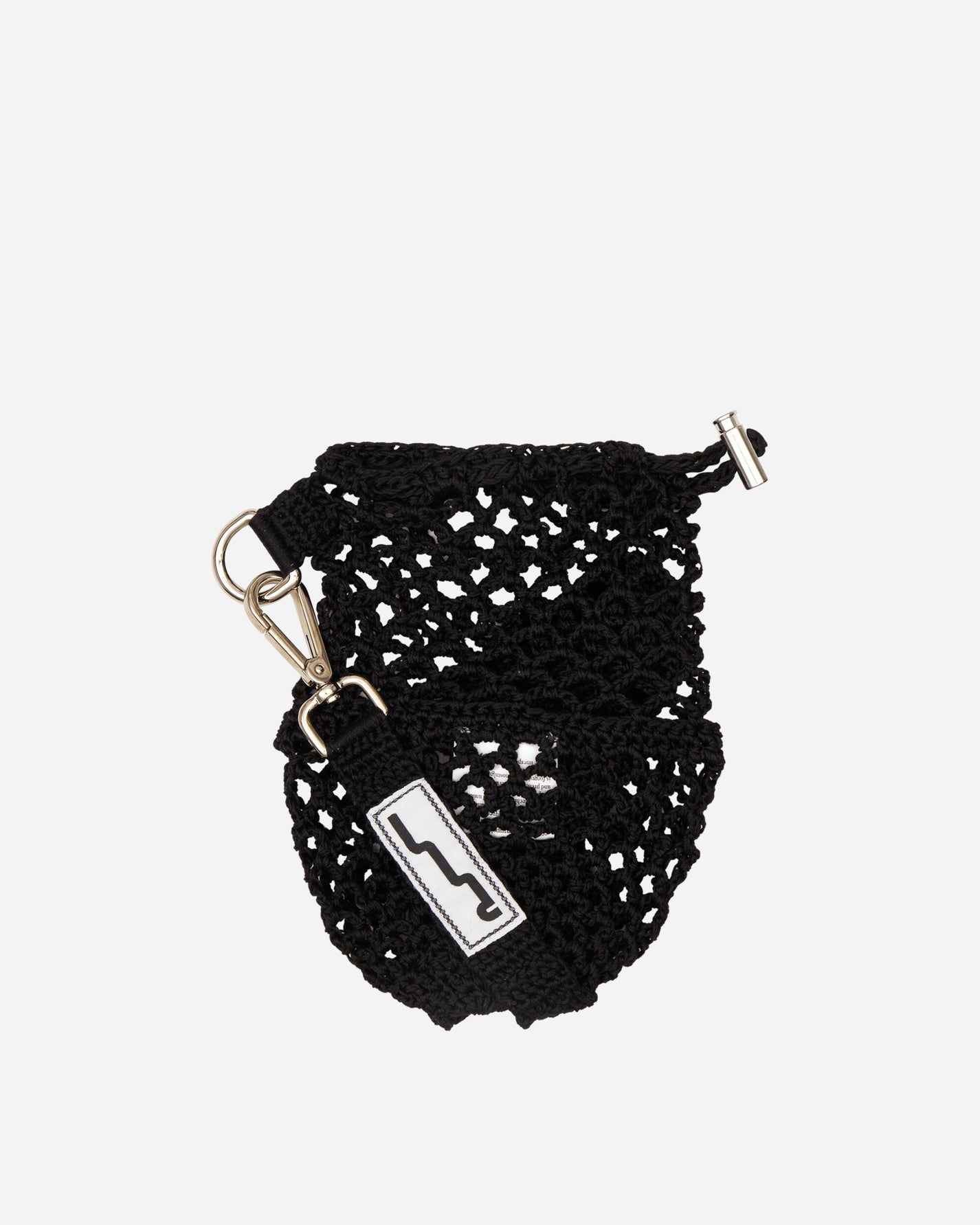 SSU Wmns Crochet Mesh Stitch Crossbody Bag Black Bags and Backpacks Shoulder Bags CRMSTCB BLACK