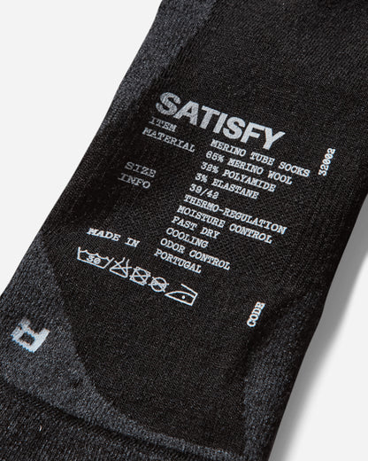 Satisfy Merino Nylon Tube Socks Black Underwear Socks 32002 BK