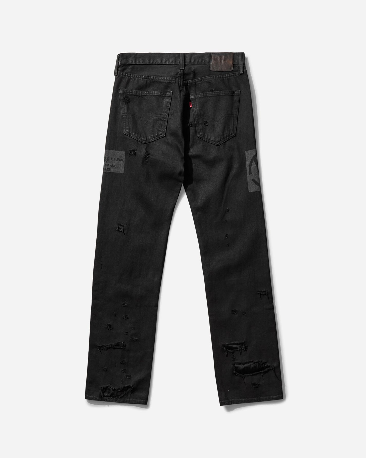 Slam Jam Slam Jam X Levi'S 501 Custom Pant Black Pants Denim BBM0001DE01 BLK