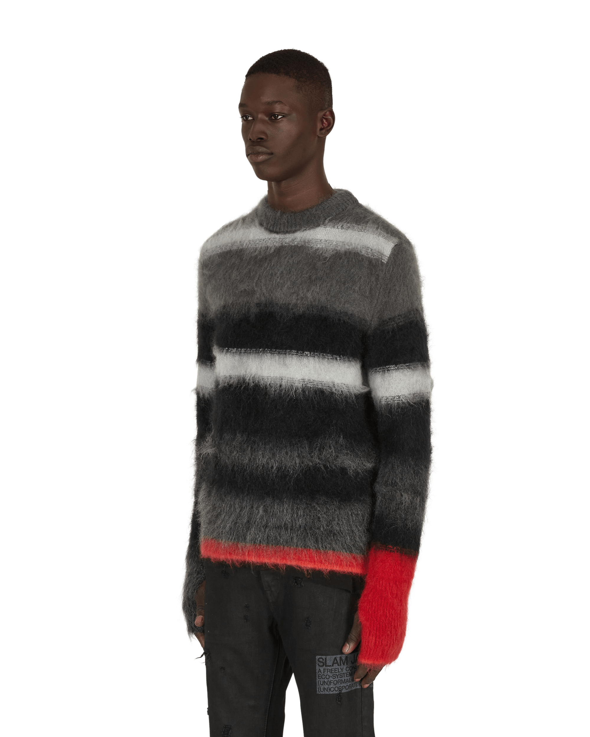 Slam Jam COMMANDO KNIT MOHAIR Multi Knitwears Sweaters SJZMKN01YA02 MLT001