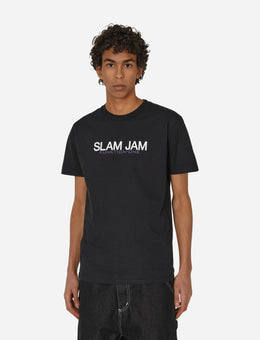 Slam Jam Slam Jam Funktion-One Tee Ss Black T-Shirts Top BBMW042FA09 BLK0001