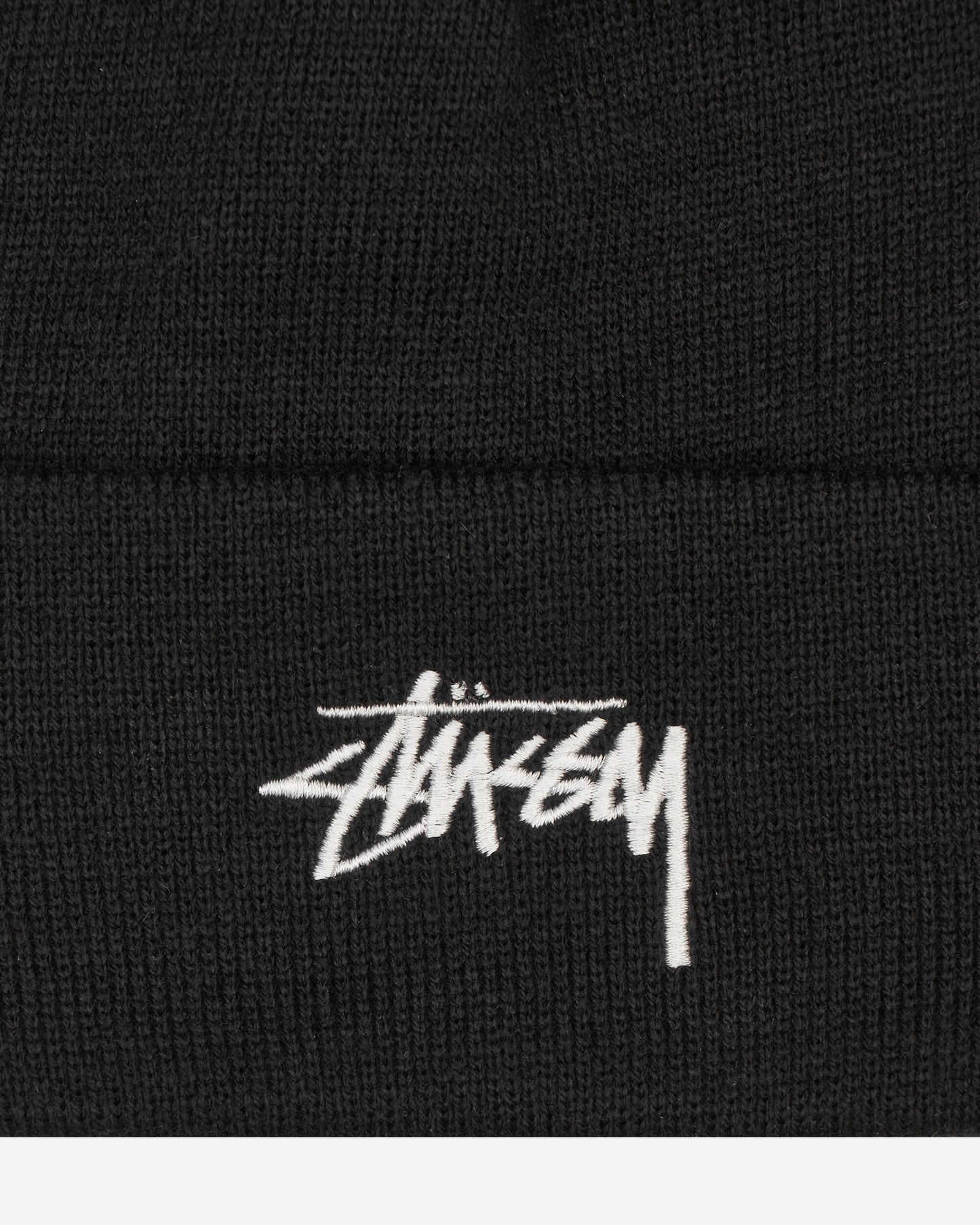 Stüssy Stock Cuff Beanie Black Hats Beanies 1321020SJ 0001