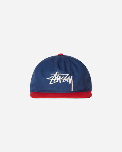 Stüssy Big Stock Cap Navy Hats Caps 1321211 0806