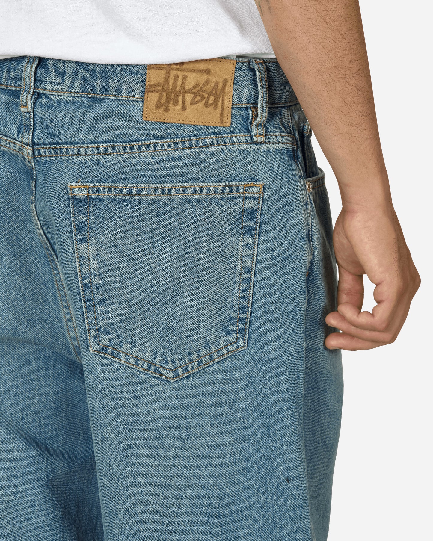 Stüssy Big Ol Jean Denim Washed Blue Pants Denim 116599 0951