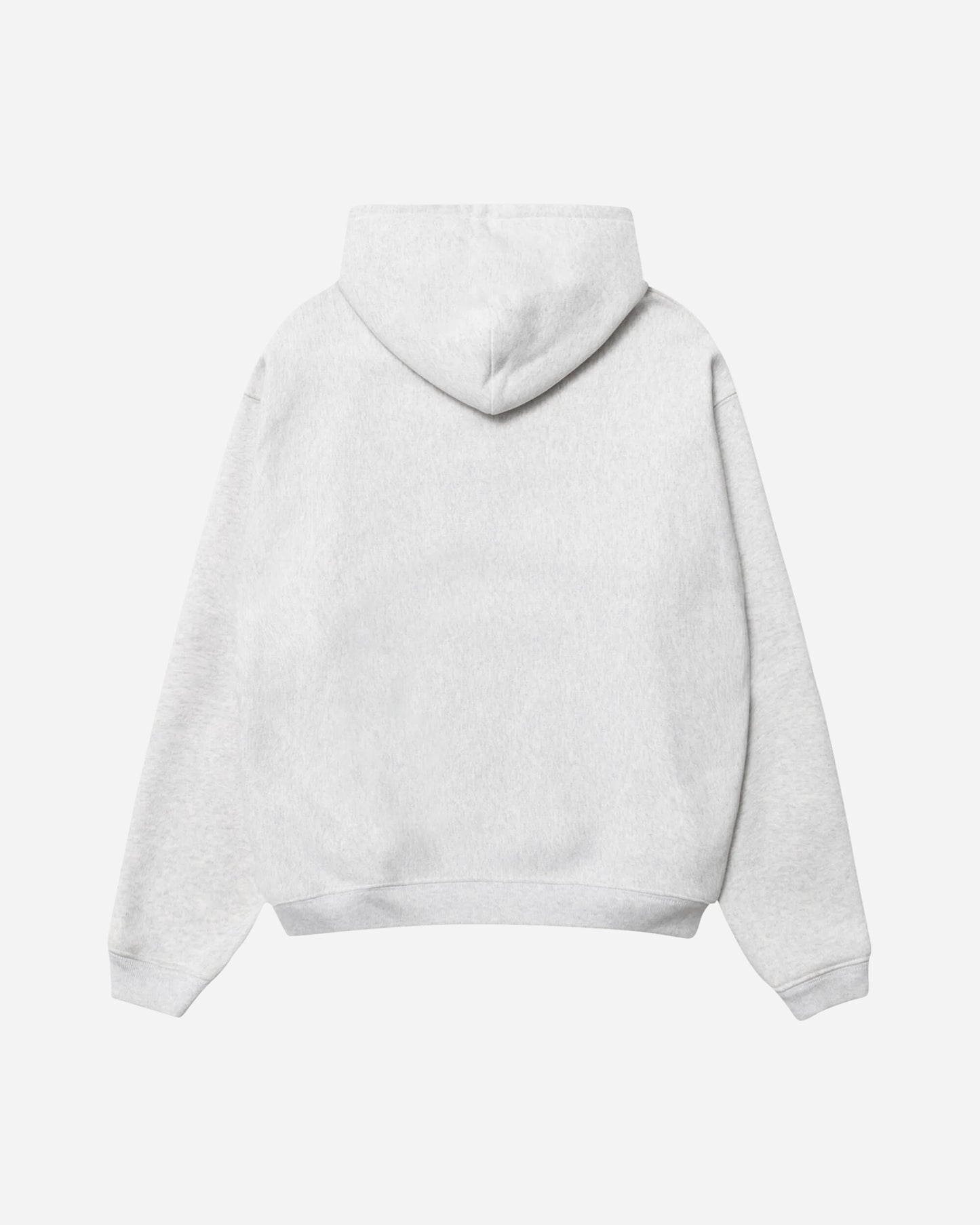 Stüssy Stu Applique Hood Ash Heather Sweatshirts Hoodies 118578 0062