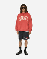 Stüssy Stussy Intl Relaxed Hood Washed Red Sweatshirts Hoodies 118550 2587