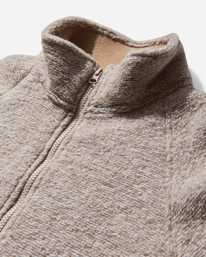 Stüssy Wool Blend Sherpa Mock Tan Knitwears Sweaters 118567SJ 1005