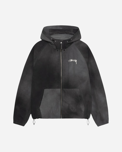 Stüssy Beach Shell Wave Dye Black Sweatshirts Zip-Ups 115745 0001