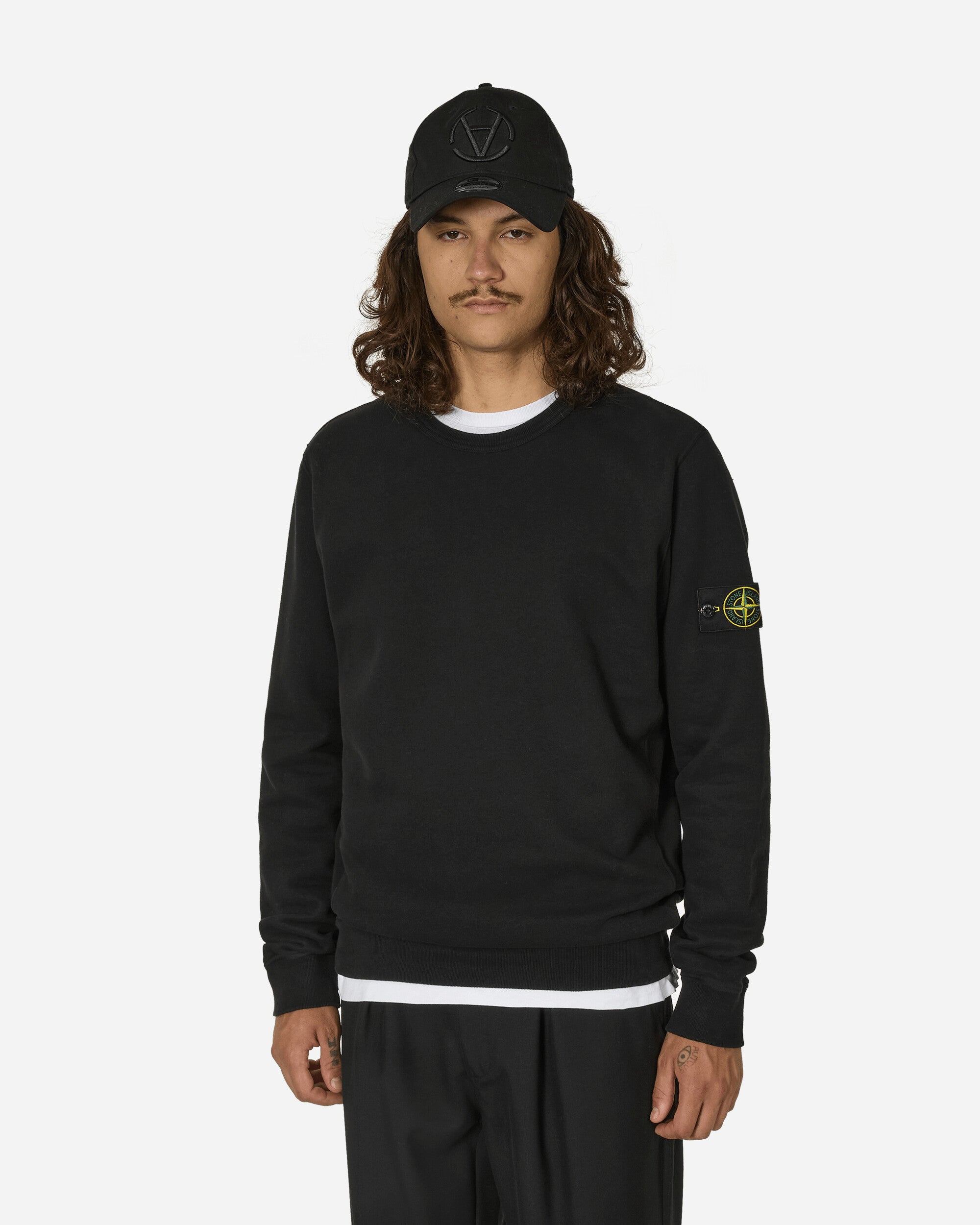 Stone Island Crewneck Sweatshirt Black Sweatshirts Crewneck 811562420 V0029