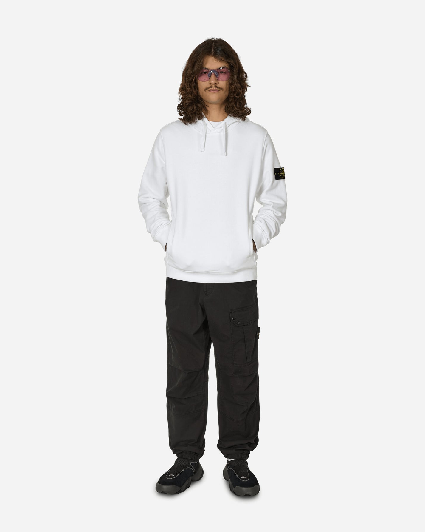 Stone Island Hoodie White Sweatshirts Hoodies 811560820 V0001