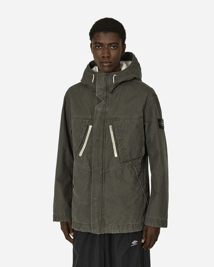 Stone Island Closed Loop Hooded Parka Lead Grey Coats and Jackets Parka Jackets 8115459T1 V0062