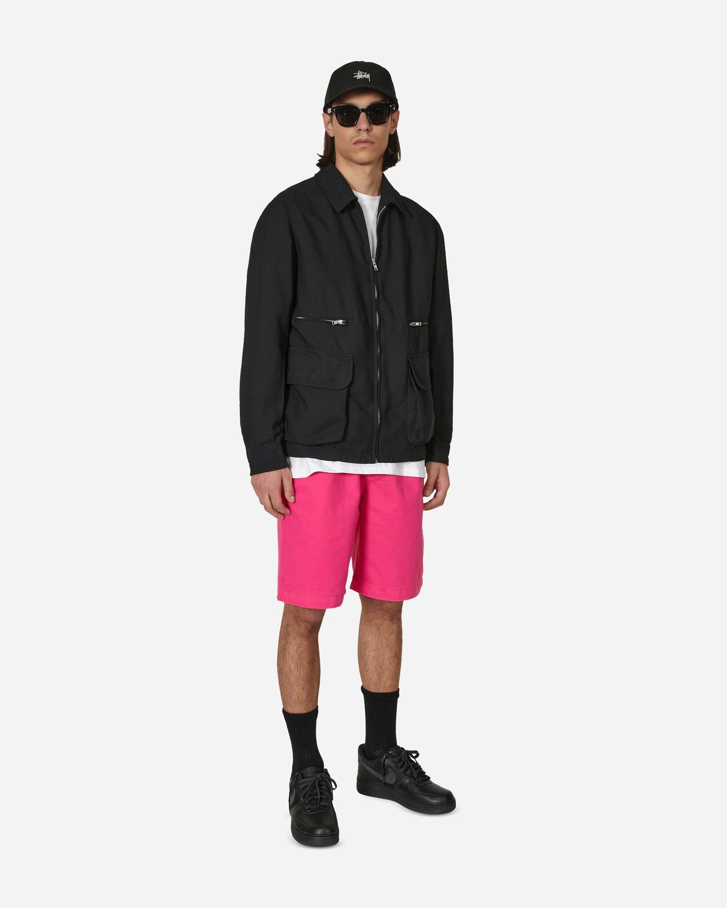 Stussy Brushed Beach Short Hot Pink Shorts Short 112282 HOTP