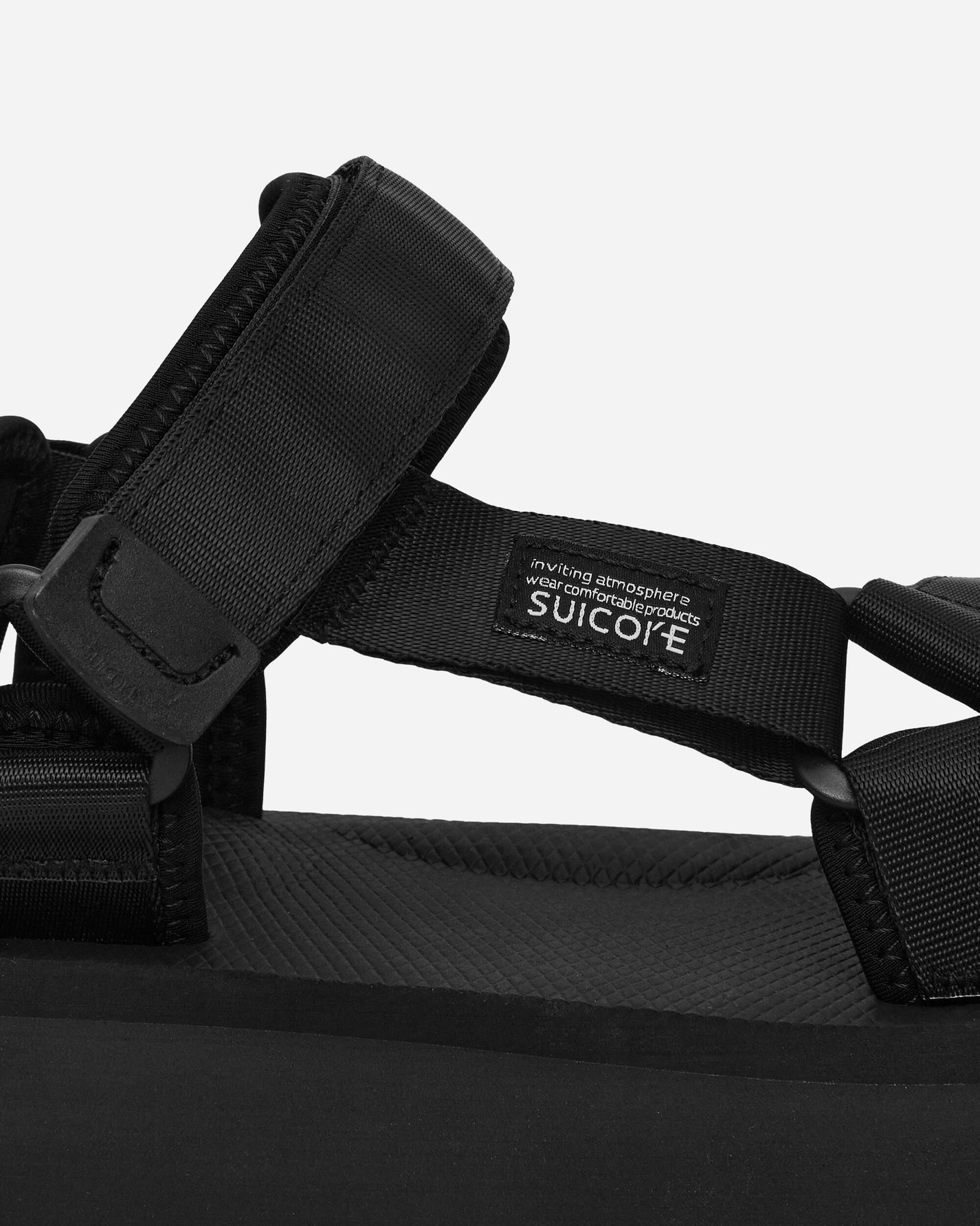 Suicoke Depa-2Po Black Sandals and Slides Sandal OG0222PO BLK