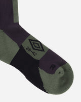 Umbro Hard Times Socks Army Green Anthracite Underwear Socks UBMW0262YA12 GRN0045