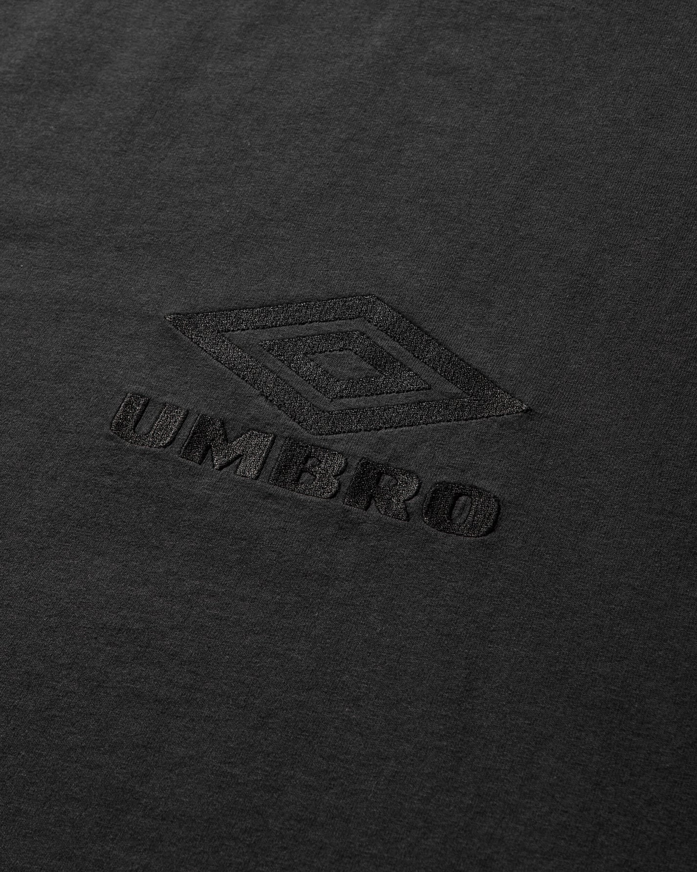 Umbro Og Logo T Shirt Washed Black T-Shirts Top UBMW0238JY55 BLK0020