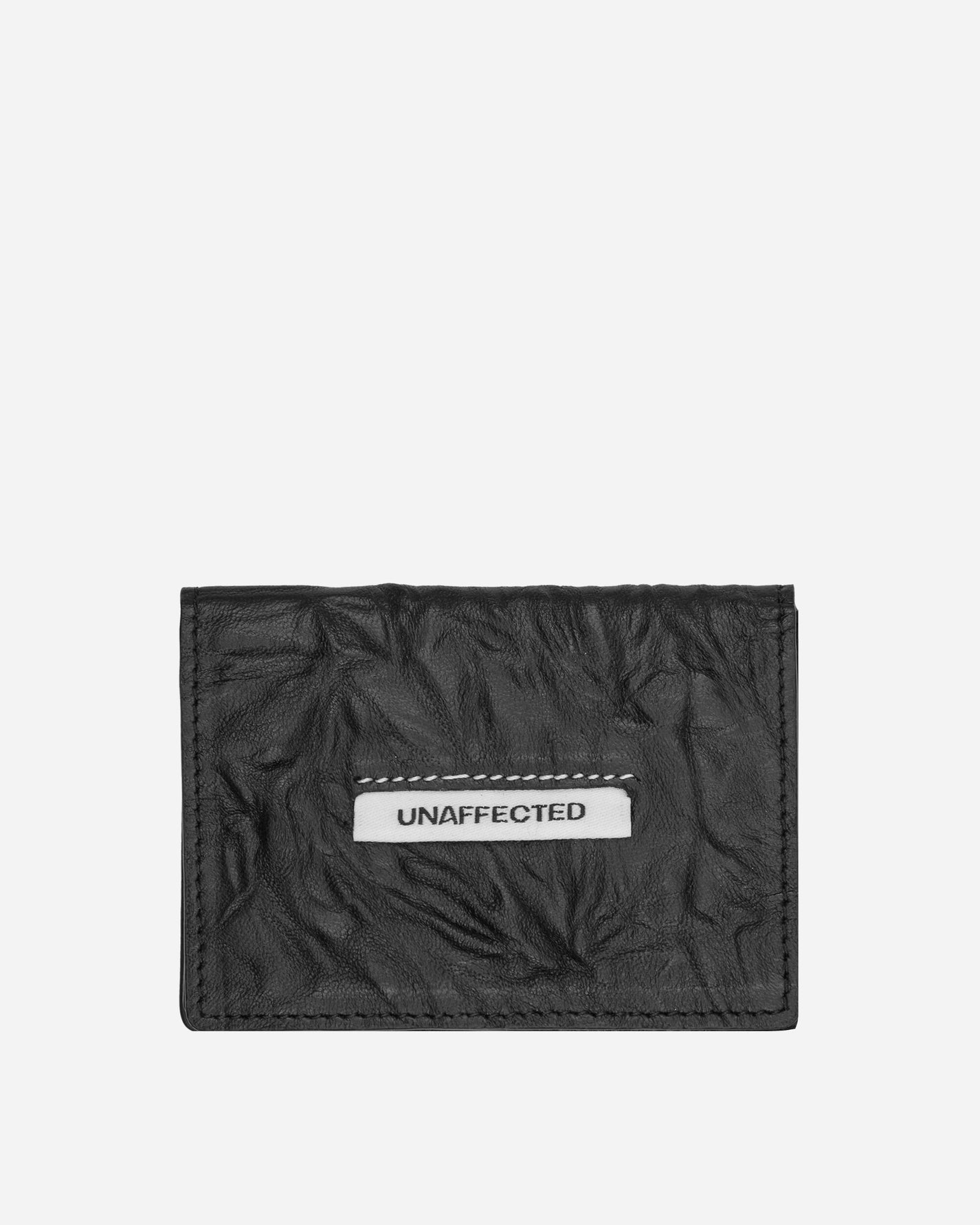 Unaffected Folded Card Holder (Non Seasonal) Black Wallets and Cardholders Wallets UN00ALLAC06 BLACK