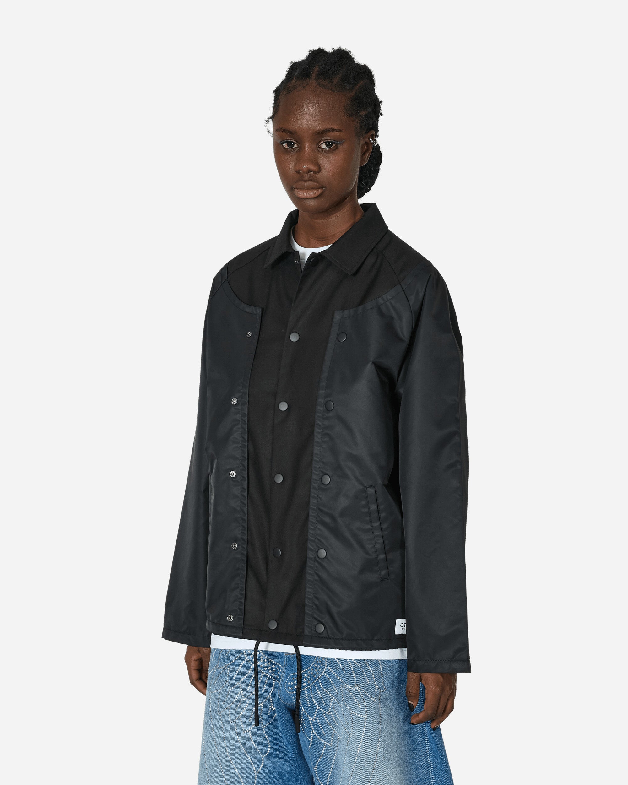 Vans Duo Tone Coaches Jacket Otw Black Coats and Jackets Jackets VN000GBXBLK1