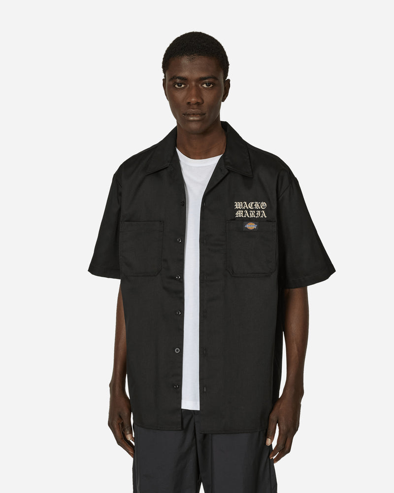 WACKO MARIA Dickies / Work Shirt Black Shirts Longsleeve Shirt WMS-DC01 BLK