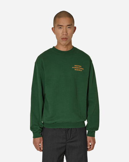 WESTERN HYDRODYNAMIC RESEARCH Worker Crew Olive Sweatshirts Crewneck MWHR23FW80013-M OLIVE